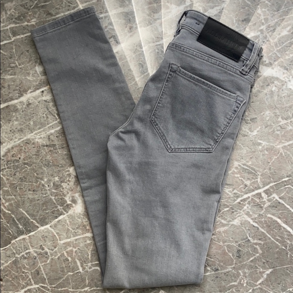 All Saints Gray Skinny Jeans